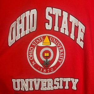Ohio State University Logo Red Tshirt XXL